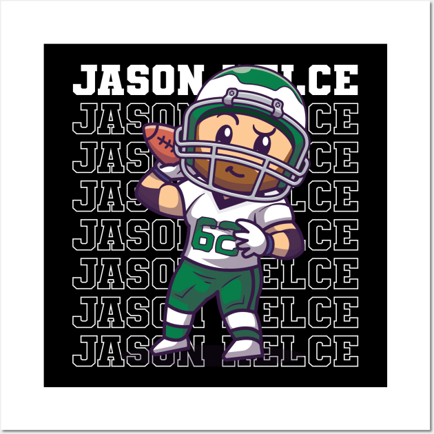 Jason Kelce Wall Art by Pandans